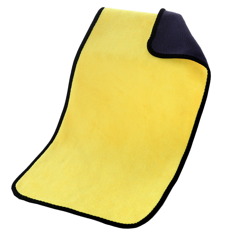 Pet Supplies Absorbent Towel Dog And Cat Bath Towel Fiber Absorbent Cloth Rag Pet Towel