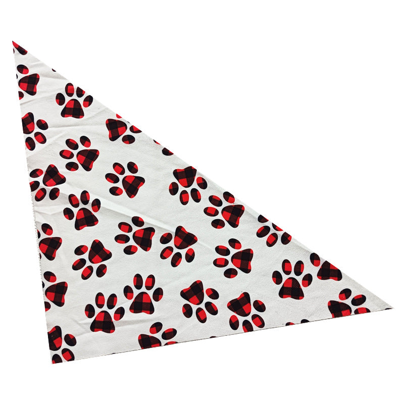 Cartoon Pet Triangle Scarf Halloween Dog Slobber Scarf